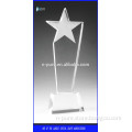 Star Shaped Blank Custom Crystal Trophy Awards, Clear Custom Crystal Trophy Awards